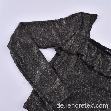 Polyester Spandex Heißfoliendruck Gestricktes Jacquard-Gewebe